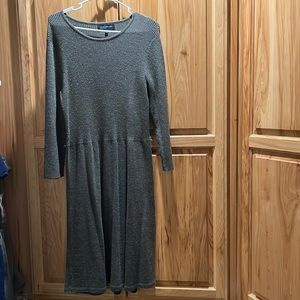 Long sleeve 25% wool dress